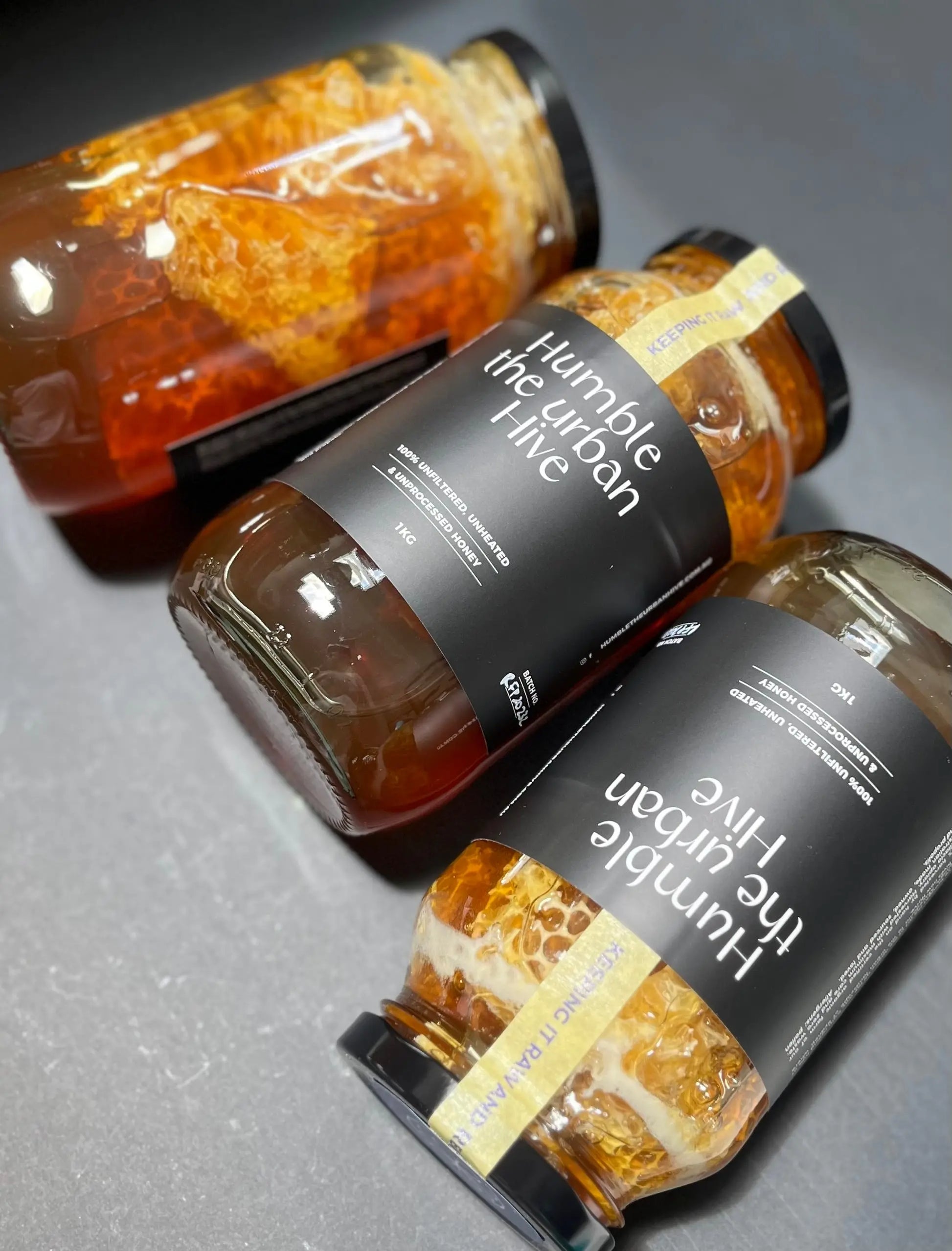 Cut Honeycomb and Honey Humble The Urban Hive