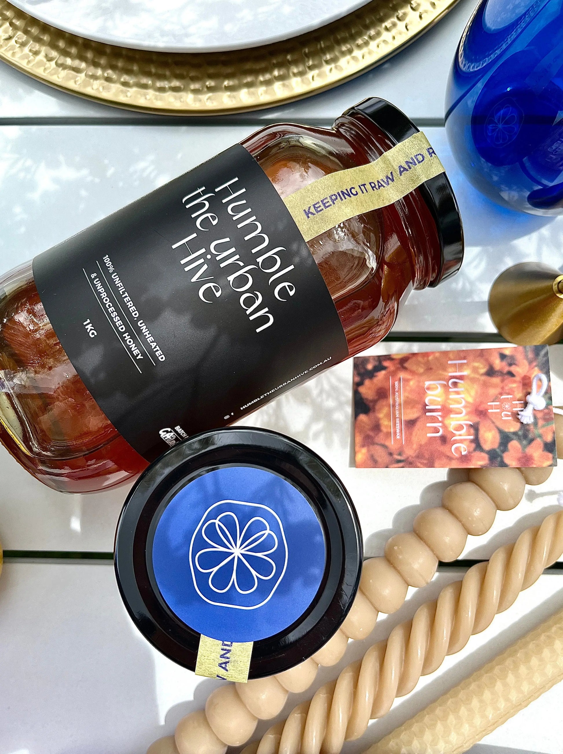 1kg Raw Australian Honey Humble The Urban Hive