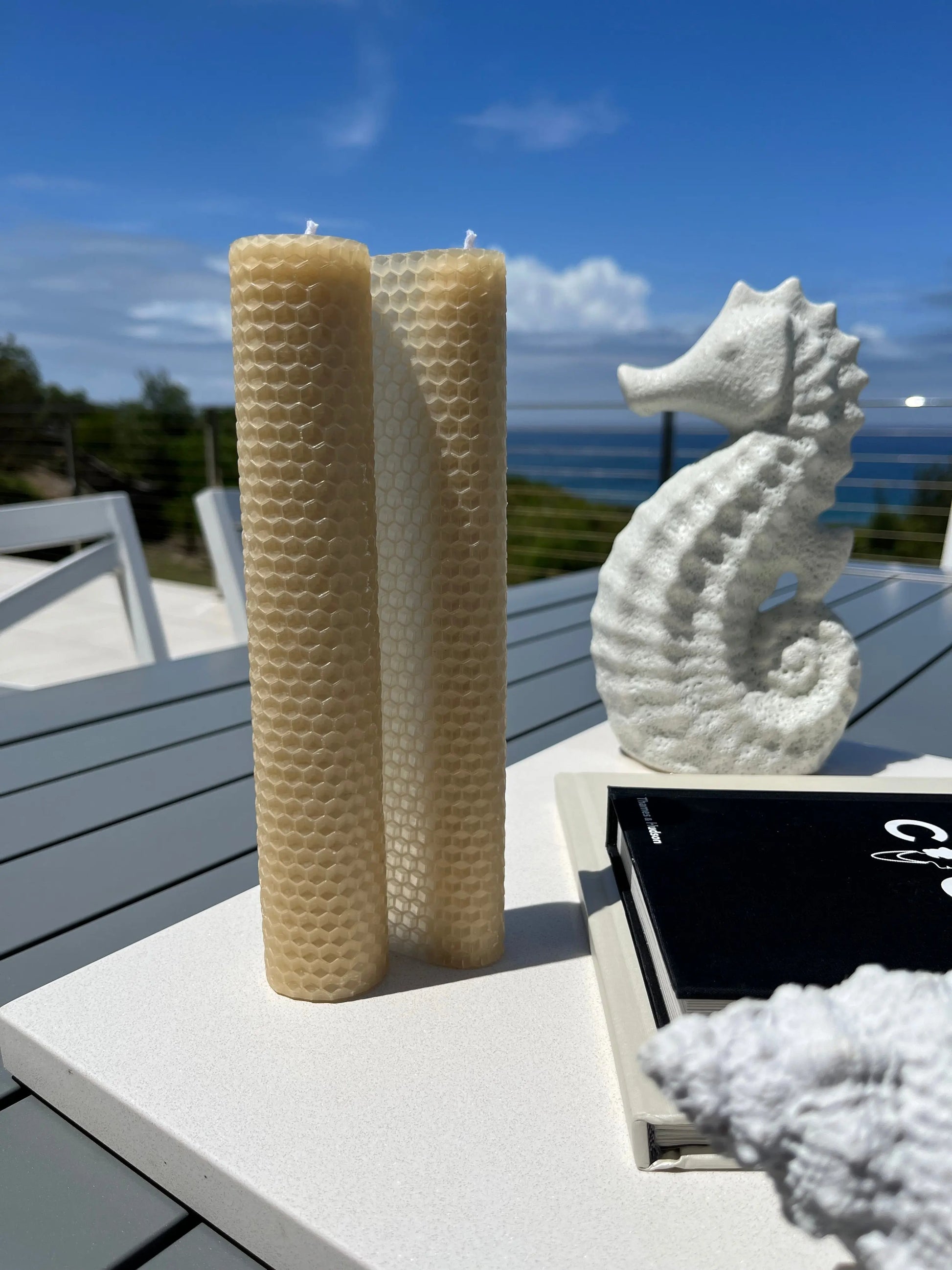 Bondi Hand Rolled Beeswax Candle Humble The Urban Hive