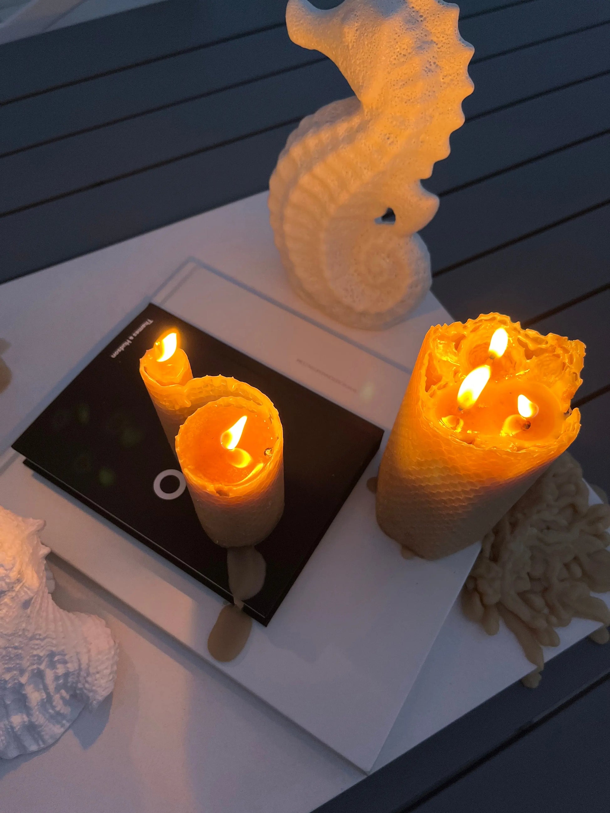 Coogee Hand Rolled Beeswax Candle Humble The Urban Hive