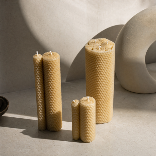 Alba Hand Rolled Beeswax Candle Humble The Urban Hive