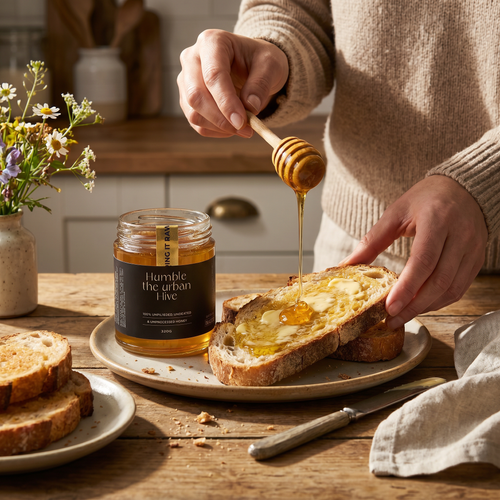 330g Raw Australian Honey Humble The Urban Hive
