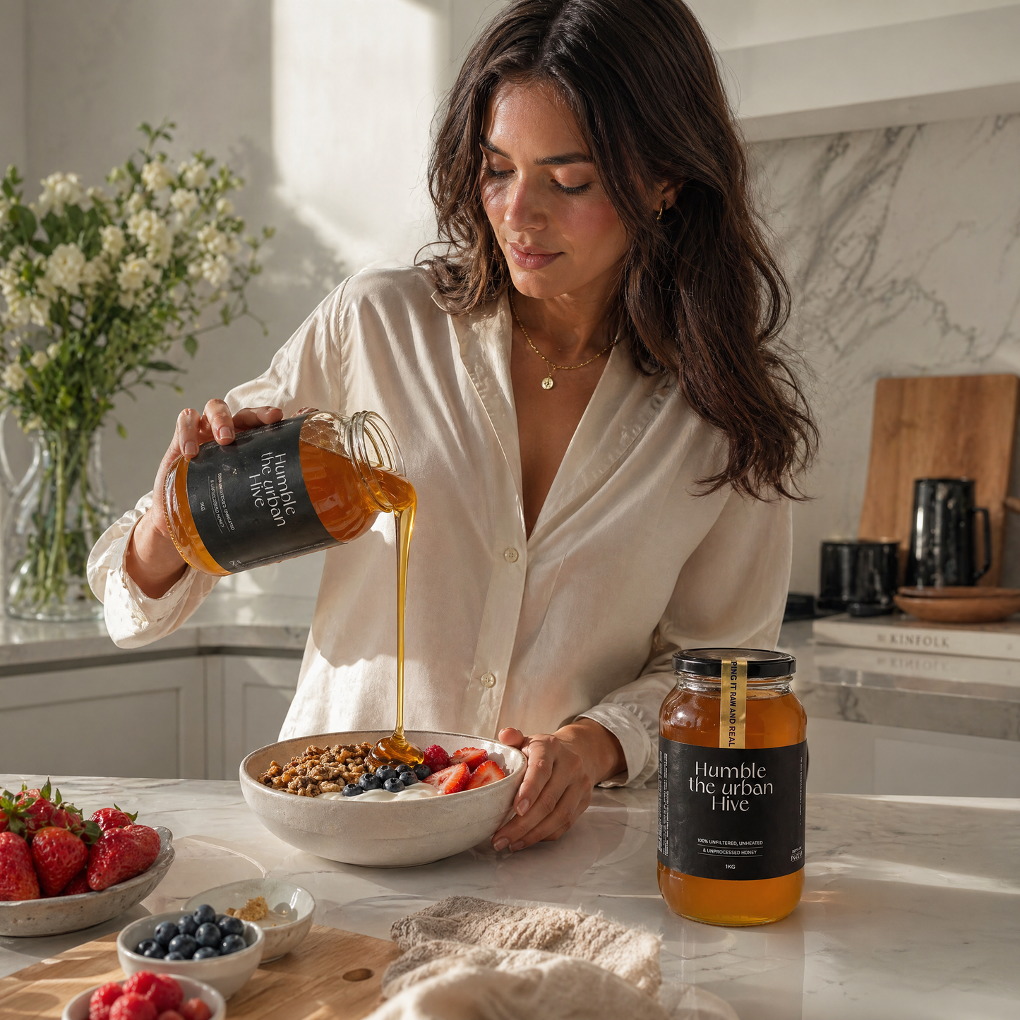 1kg Raw Australian Honey Humble The Urban Hive