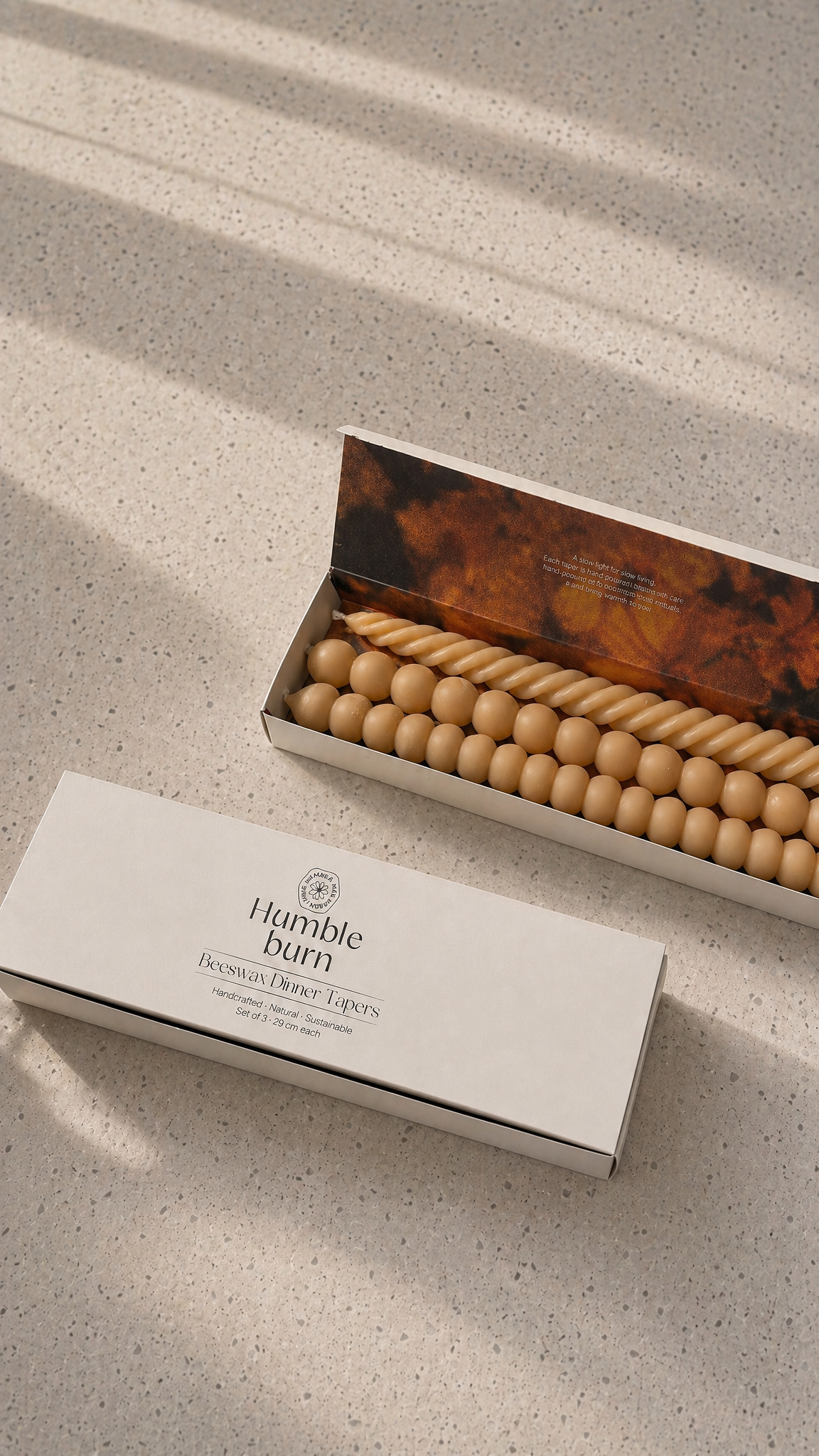Beeswax Dinner Tapers