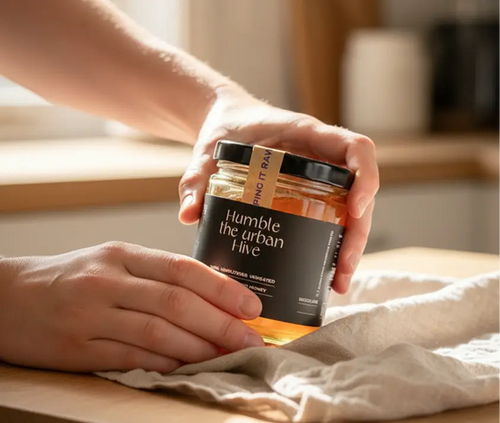 330g Raw Australian Honey Humble The Urban Hive